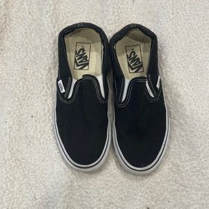 Black Slip On Vans